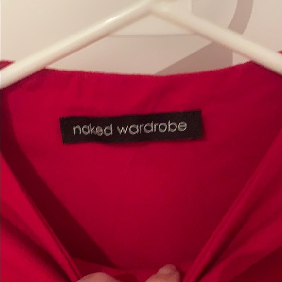 Naked Wardrobe Red Dress - Picture 3 of 3